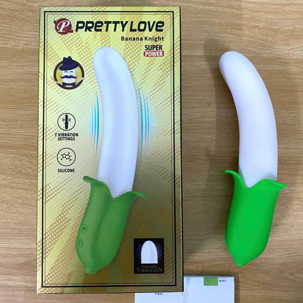 Pretty Love Banana Knight  Dương Vật Giả Rung 7 Chế Độ Cao Cấp - shopthiendia.net 