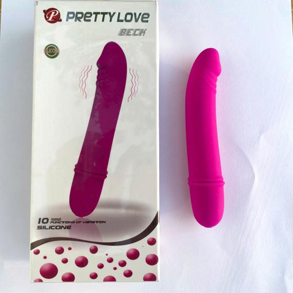 Dương Vật Giả Mini Pretty Love BECH – Silicone Cao Cấp Rung 10 Chế Độ 