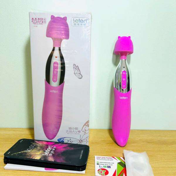 Địa chỉ bán Sextoy Dương Vật Giả Hình Ngón Tay - Kết Hợp Nhánh Phụ Liếm Hút & Toả Nhiệt - Shop Sextoy  chính hãng 