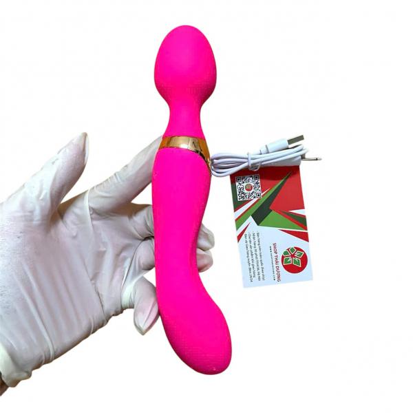 Máy Rung Massage Passion Love – Chày Rung 2 Đầu, 10 Chế Độ Cực Mạnh Cho Nữ Tự Sướng 