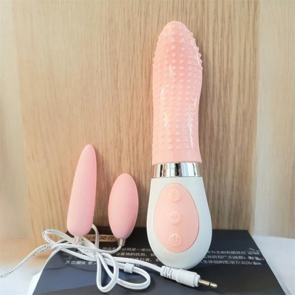Lưỡi Rung Crazy Tongue – Siêu Máy Liếm Massage Âm Đạo + 2 Trứng Rung Kích Thích Mạnh 