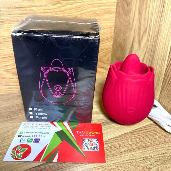 Mua Máy Rung lưỡi Liếm Hoa Hồng 10 Chế Độ Rung Liếm - Kích Thích Điểm G Cực mạnh  cao cấp 