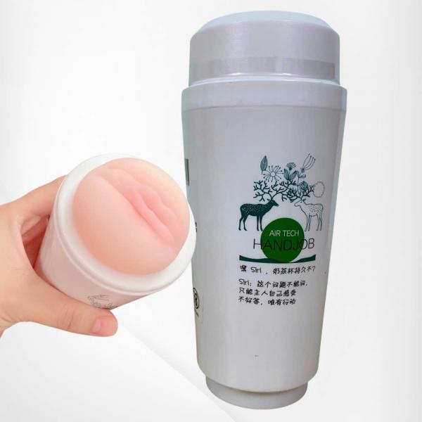 Âm Đạo Giả Cầm Tay Cho Nam Nguỵ Trang Cốc Trà Sưa  Thủ Dâm Cực  Xướng 