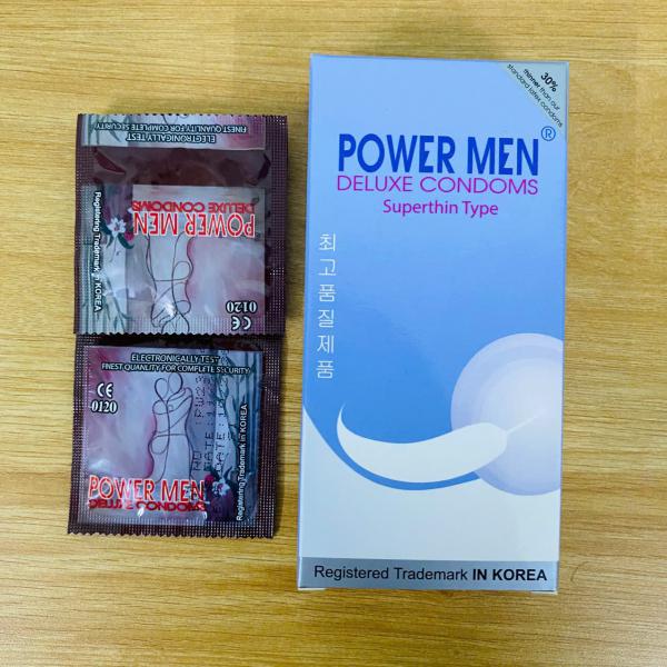 Power Men Superthin – Bao Cao Su Siêu Mỏng Cao Cấp Giúp Cảm Nhận Từng Khoảnh Khắc Yêu 