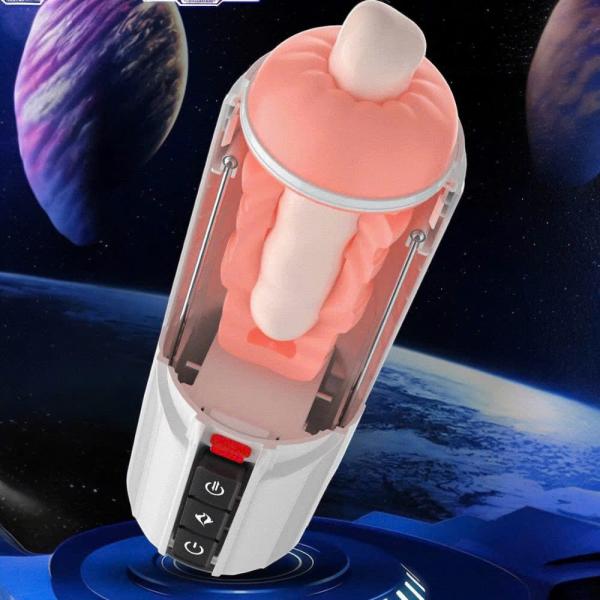 Máy Thụt Hậu Môn Giả Cầm Tay Rung Thụt Tự Động 10 chế Độ Cho Nam Tự Sướng 