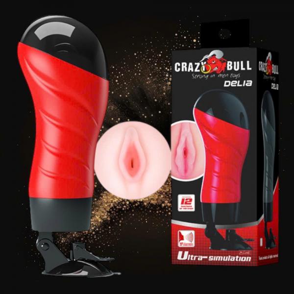 Sextoy Carazy Bull Red Delia 12 Chế Độ Rung Cho Nam Tự Sướng Cực Phê 