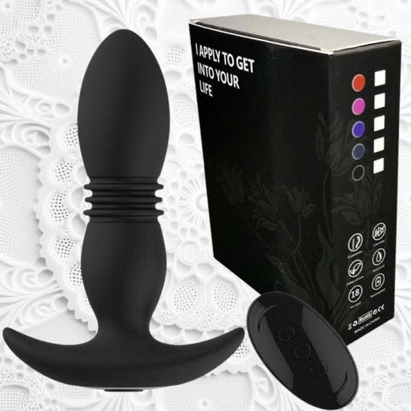 Plug Hậu Môn Rung Thụt Massage Tuyến Tiền Liệt – Đồ Chơi Điều Khiển Từ Xa Cho Nam 