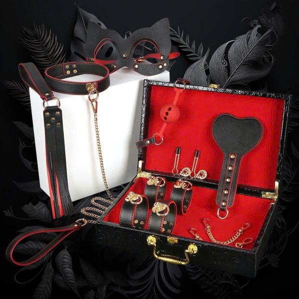 Nơi bán Bộ Sextoy Bạo Dâm BDSM 8 Món Màu Đỏ Cao Cấp  giá sỉ 