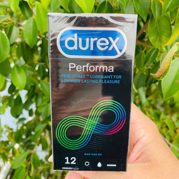Bao Cao Su Durex Performa 12 Chiếc – Kéo Dài Thời Gian Tăng Cảm Giác Sung Mãn 