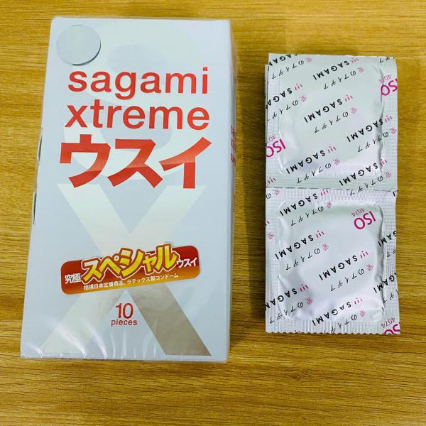 Bao Cao Su Sagami 0.03mm Xtreme – Siêu Mỏng Ôm Sát, Tăng Cảm Giác Khi Gần Gũi 