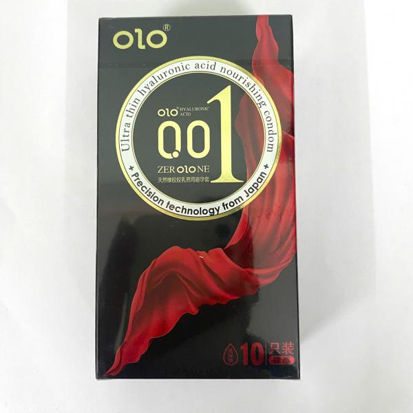 OLO 001 Black Siêu Mỏng – Bao Cao Su Cao Cấp Màu Đen Cho Cảm Giác Tự Nhiên Cực Sướng 