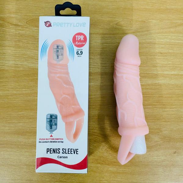 Bao Đôn Dên Pretty Love 6.9 Inch Có Quai Đeo – Rung Mạnh, Kéo Dài Thời Gian Yêu Cực Đỉnh 