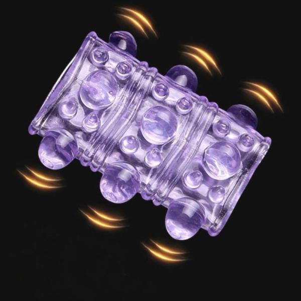 Bao Đôn Dên Khúc Giữa Dương Vật Có Bi Silicon  Siêu Mềm 