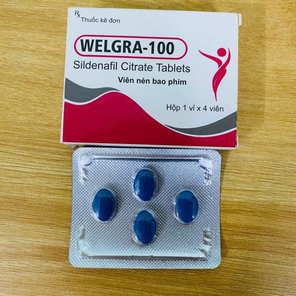 Welgra 100mg Ấn Độ – Viên Uống Cường Dương Mạnh, Giúp Nam Giới Sung Mãn & Bền Bỉ Hơn 