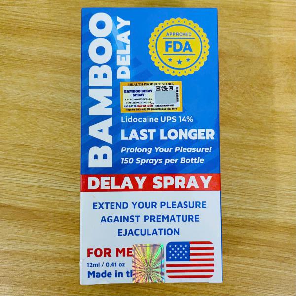 Xịt Chống Xuất Tinh Sớm Bamboo Delay Mỹ – Tăng Thời Gian Quan Hệ, Giữ Phong Độ Đỉnh Cao 