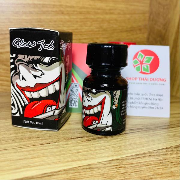 Popper Glow Job Black 10ml - Chính Hãng, Tăng Hưng Phấn Mạnh Mẽ Cho Top & Bot 