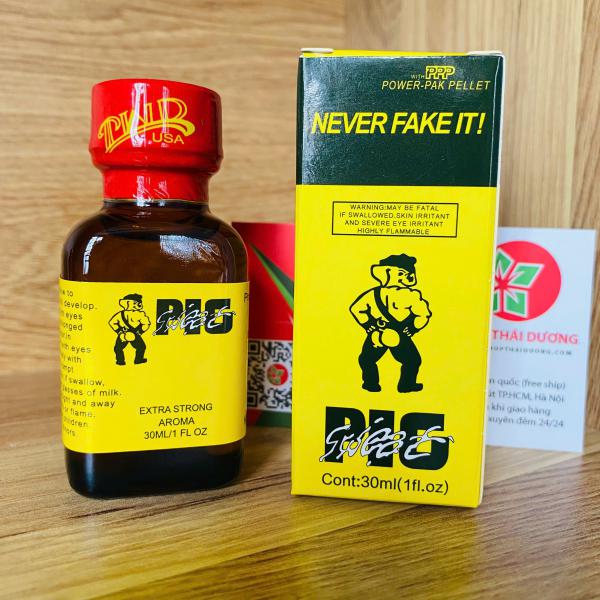Chai Hít Popper Pig Sweat 30ml - Kích Thích Mạnh, Cực Phê Khi Sử Dụng, Giá Sỉ Toàn Quốc 