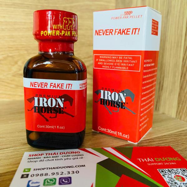 Popper Iron Horse USA 30ml - Kích Thích Mạnh, Chính Hãng, Được Ưa Chuộng Bởi LGBT 
