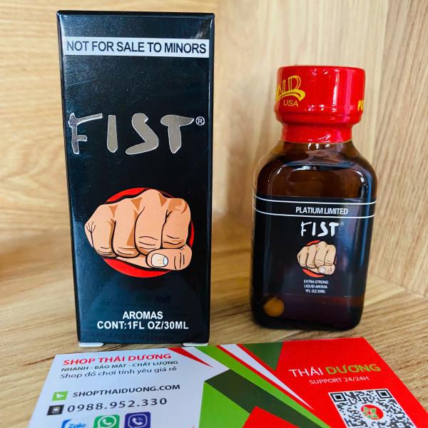 Shop Bán Popper Fist Black Đen USA 30ml - Tăng Khoái Cảm Cực Mạnh, Giá Tốt Nhất 