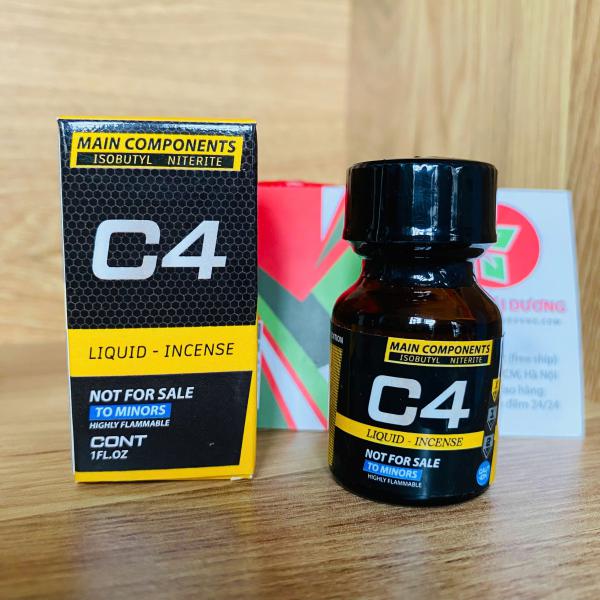 Shop bán Popper C4  Yellow Chai 10ml Chính Hãng Mỹ USA PWD Tăng Hưng phấn Cho Top Bot  mới nhất 