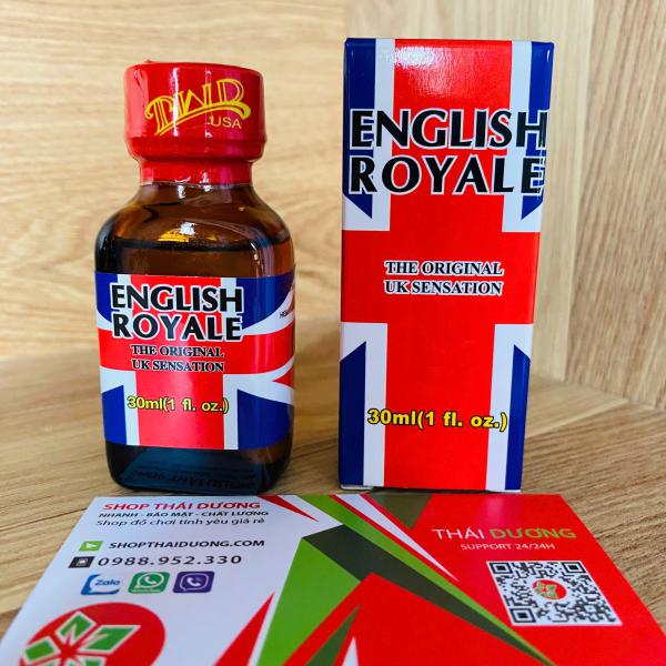 Popper Elish Royale  chai 30ml chính hãng từ mỹ USA Kích Thích Hưng Phấn Cho Top Bot 