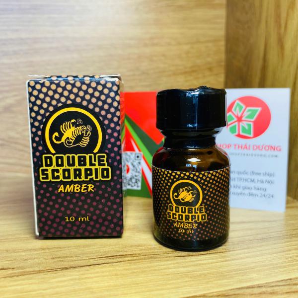Popper Double Scorpio Amber USA 10ml - Tăng Khoái Cảm Cực Mạnh, Hàng Chính Hãng 