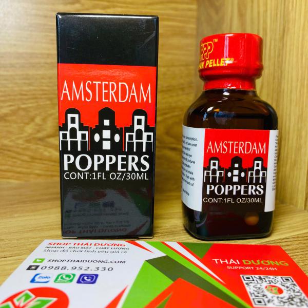 Tinh Dầu Popper Asmterdam limited Edition Chai 30ml Chính Hãng Mỹ USA PWD 