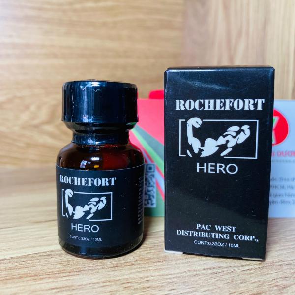 Cửa hàng bán Chai Hít kích thích Rochefort Hero PWD - Popper Mỹ 10ml Chính Hãng Giup Tăng Hưng Phấn - Top Bot  chính hãng 