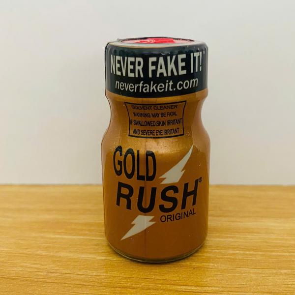 Nước Ngửi Popper Gold Rush 10ml USA – Tăng Hưng Phấn, Khoái Cảm Mạnh Cho Top & Bot 