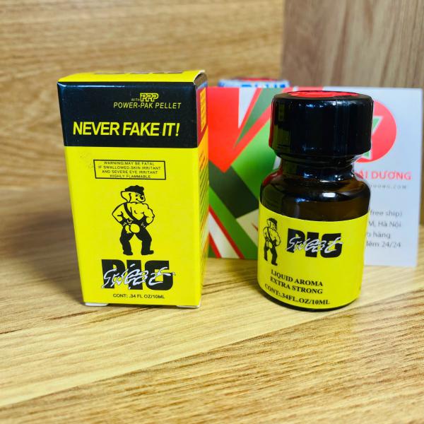 Popper Pig Sweet Gold 10ml - Kích Thích Mạnh Mẽ, Hưng Phấn Đỉnh Cao Cho Top & Bot 