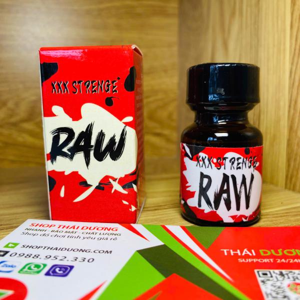 Popper Stenge Raw Đỏ 10ml - Chính Hãng, Tăng Hưng Phấn Cực Mạnh, Mua Ngay Tại Quận 1 