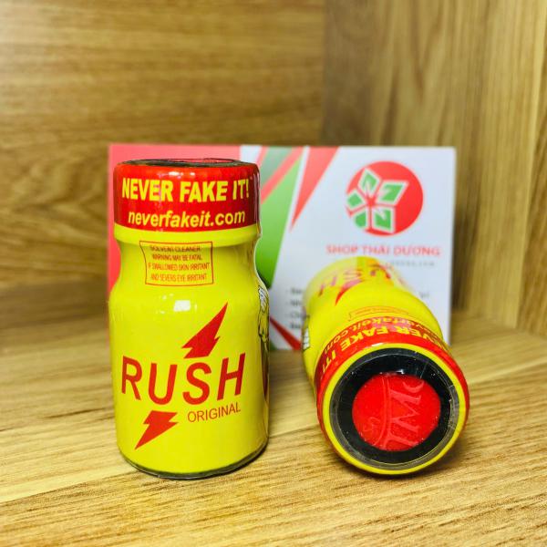 Popper Rush Original Yellow 10ml Mỹ – Tăng Hưng Phấn, Cực Khoái Mạnh Mẽ 