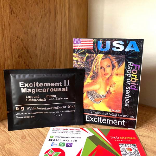 Nơi Bán Excitement II Magicarousal – Thuốc  Bột Kích Thích Nữ Cực Mạnh, Tăng Ham Muốn Ngay Lập Tức 
