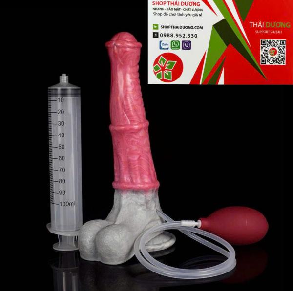 Cu giả  quáy thú silicone bắn tinh như thật FAAK siêu thật 