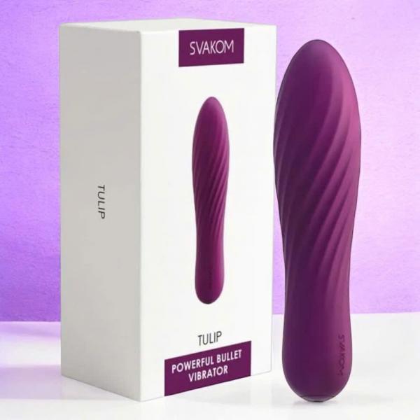 Trứng rung vùng kín Massage Svakom Tulip mini rung mạnh cao cấp 