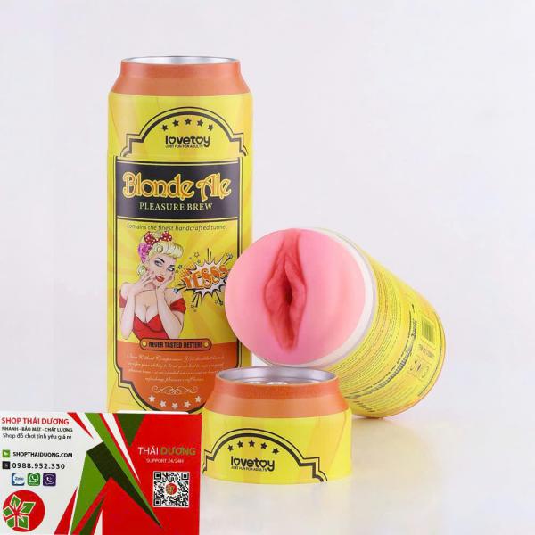 Cốc Tự Sướng Lon Bia Lovetoy Blonde Ale Pleasure Brew Kín Đáo Cao Cấp 