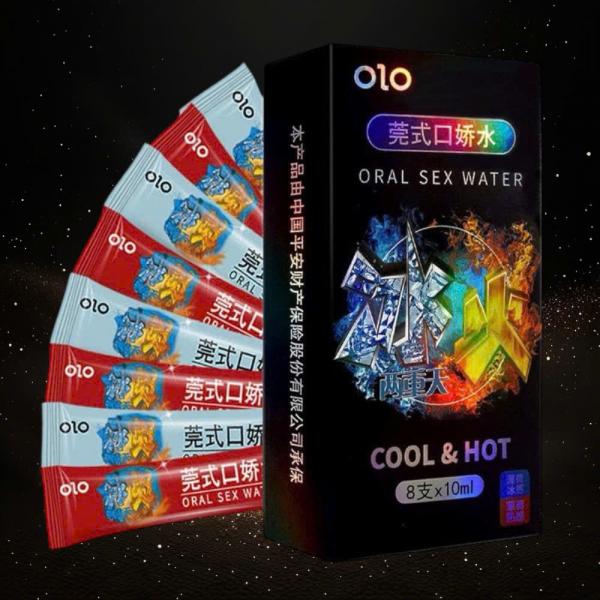 Nước Tình Yêu OLO BJ Băng Lửa Cool & Hot  Gel Oral Sex Hộp 4 Cặp 