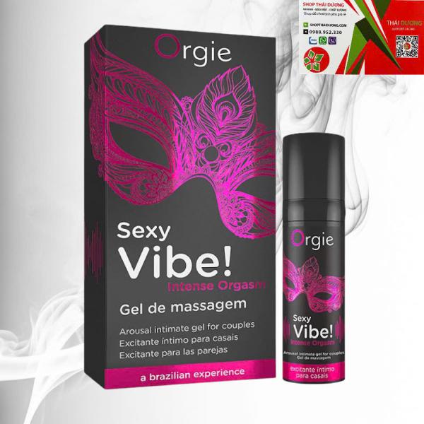 Gel Orgie Sexy Vibe Intense Orgasm  Đánh Thức Mọi Giác Quan, Tăng Cường Khoái Cảm lên Dỉnh Cho Nữ 