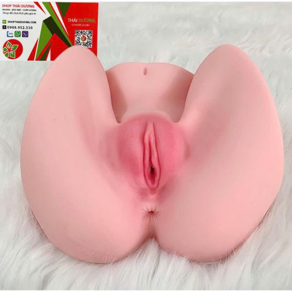 Âm đạo giả silicone trần mô phỏng vùng tam  giác nữ khiêu gợi 