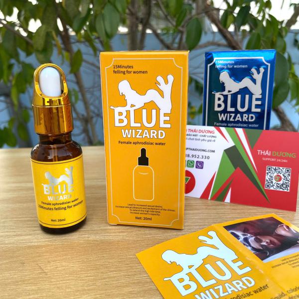 Kích Dục Nữ Blue Wizard Gold 20ml  Tinh chất tăng cường sinh lý nữ cao cấp, chính hãng 