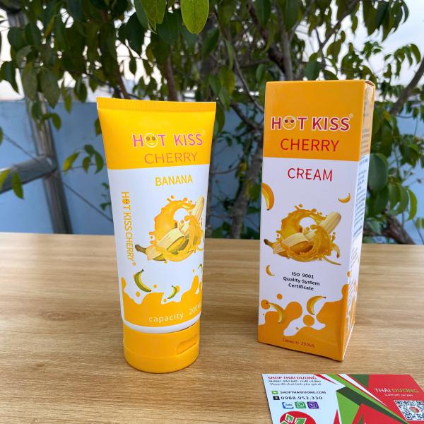 Hot Kiss Chery BANANA  Gel Bôi Trơn Hương Thơm Cao Cấp 200ml 
