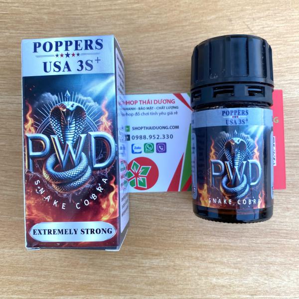 Popper USA 3s+ Snake Cobra Pwd 40ml Tăng Khoái Cảm Mạnh 
