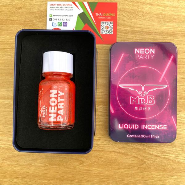 Nước Ngửi Kích Dục Popper Neon Party MRB Đỏ 40ml Tăng khoái Cảm Mạnh 