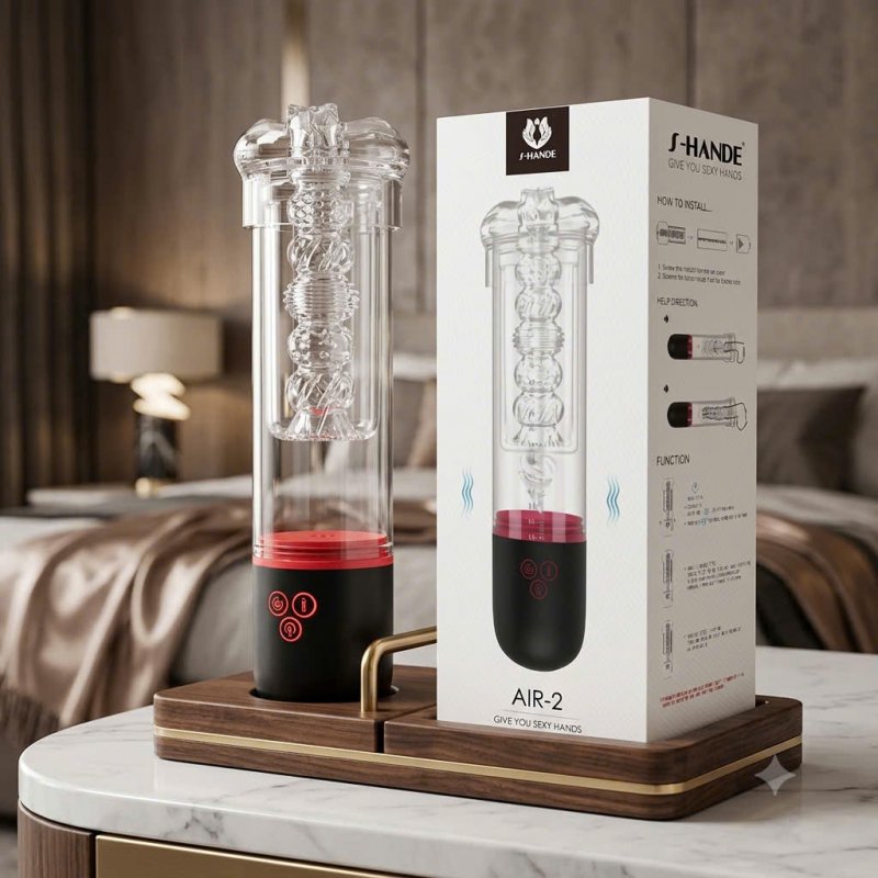 Máy Tập Cậu Nhỏ Chân Không Tự Động S-hande Air 2 (Chính Hãng) 