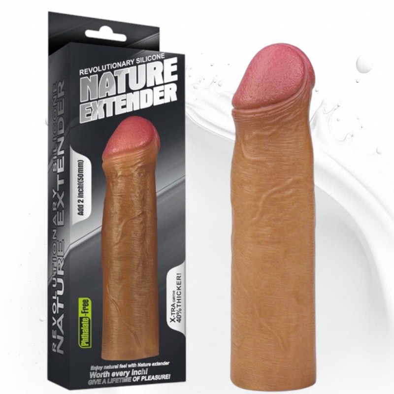 Bao Cao Su Đôn Dên Lovetoy Nature Extender Cao Cấp – Tăng Kích Thước, Mềm Như Thật 