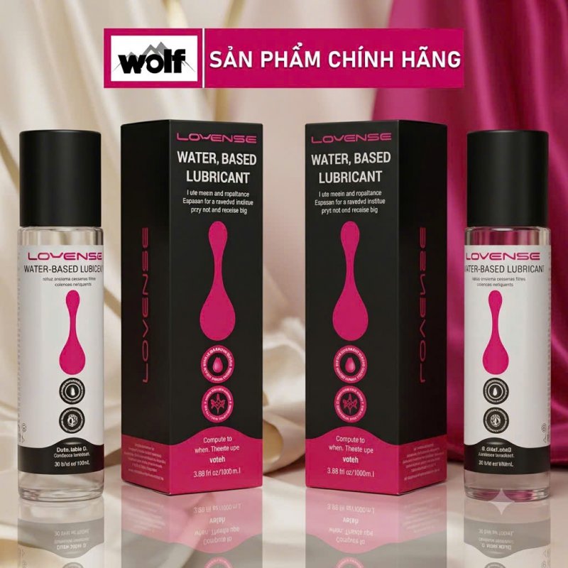 Gel Bôi Trơn Gốc Nước Lovense Water Based Lubricant Cao Cấp (100ml / Tự Nhiên) 